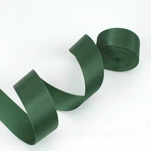 Polyester-Nylon-Gurtband, Rucksackgurt, Hundehalsband, Kleidung, Gürtel, Schrägband, Nähzubehör, 5 m, 20–50 mm von ZQJIFHAKOT
