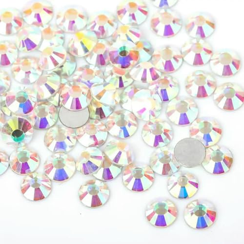 SS3 ~ SS50Crystal AB fix Strasssteine mit flacher Rückseite, zum Aufbügeln, für Stoffe, Kleidungsdekoration SS3 ~ SS50Crystal AB fix Strasssteine mit flacher Rückseite, zum Aufbügeln, für Stoffe, Kleidungsdekoration von ZQJIFHAKOT