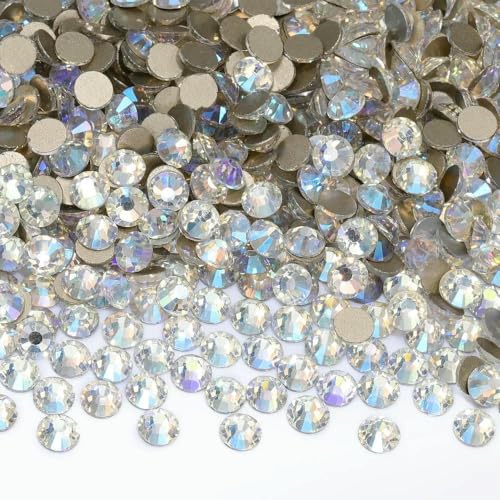 SS6-SS30 Strasssteine mit goldener Unterseite, nicht fixiert, Glaskristall für Nagelkunst, Bekleidungszubehör, Diamant SS6-SS30 Strasssteine mit goldener Unterseite, nicht fixiert, Glaskristall für Nagelkunst, Bekleidungszubehör, Diamant von ZQJIFHAKOT