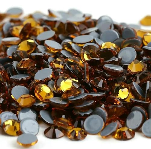 SS6-SS30Crystal AB fix Strasssteine, Glas-Strass, zum Aufbügeln, Näh- und Stoffdekorationen von ZQJIFHAKOT