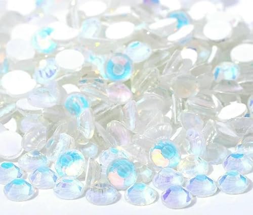 SS6-ss30 NeonCrystal AB Glas Nonfix-Strass-Rückseite zum Aufkleben auf 3D-Glitzer-Nagelkunst-Strass-Dekorationen von ZQJIFHAKOT