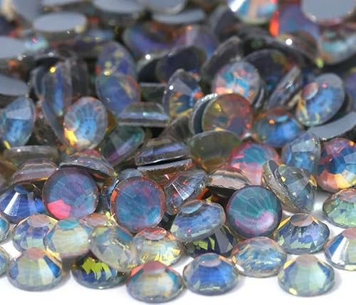SS6-ss30 NeonCrystal AB Glas Nonfix-Strass-Rückseite zum Aufkleben auf 3D-Glitzer-Nagelkunst-Strass-Dekorationen von ZQJIFHAKOT