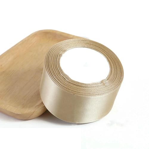 Satinband, einseitig, Weinrot, Geschenkband, Weihnachtsjahr, Bekleidung, Nähstoff, Geschenkband, 22,7 m von ZQJIFHAKOT
