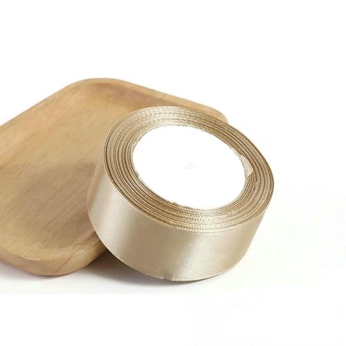 Satinband, einseitig, Weinrot, Geschenkband, Weihnachtsjahr, Bekleidung, Nähstoff, Geschenkband, 22,7 m von ZQJIFHAKOT