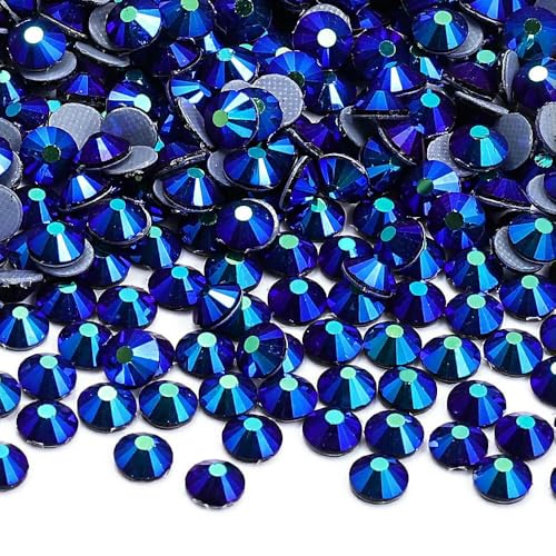 Verschiedene Farben, Kristall-AB-Fix-Strasssteine, Glas, flache Rückseite, Glitzer, für Nagelkunst, Nähen und Stoffdekoration Verschiedene Farben, Kristall-AB-Fix-Strasssteine, Glas, flache Rückseite, Glitzer, für Nagelkunst, Nähen und Stoffdekoration von ZQJIFHAKOT