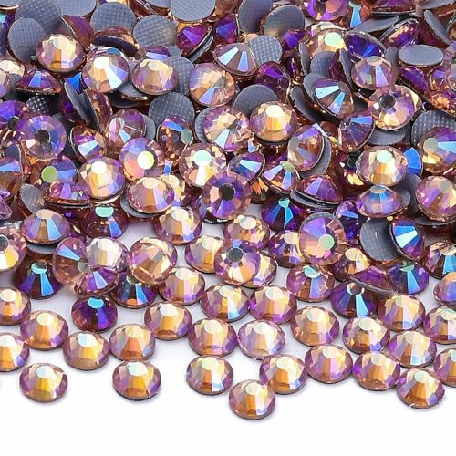 Verschiedene Farben, Kristall-AB-Fix-Strasssteine, Glas, flache Rückseite, Glitzer, für Nagelkunst, Nähen und Stoffdekoration Verschiedene Farben, Kristall-AB-Fix-Strasssteine, Glas, flache Rückseite, Glitzer, für Nagelkunst, Nähen und Stoffdekoration von ZQJIFHAKOT