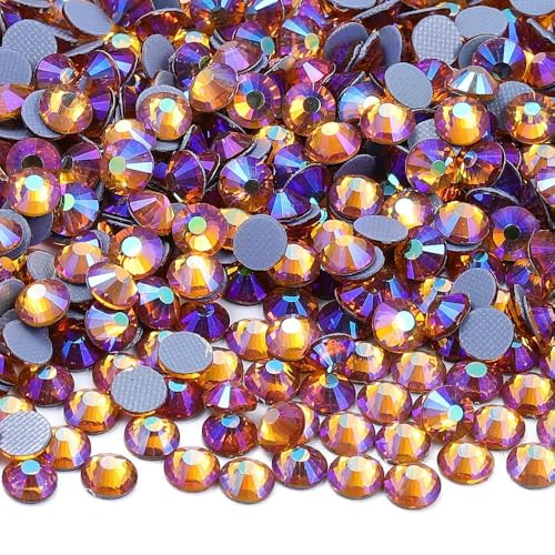 Verschiedene Farben, Kristall-AB-Fix-Strasssteine, Glas, flache Rückseite, Glitzer, für Nagelkunst, Nähen und Stoffdekoration Verschiedene Farben, Kristall-AB-Fix-Strasssteine, Glas, flache Rückseite, Glitzer, für Nagelkunst, Nähen und Stoffdekoration von ZQJIFHAKOT