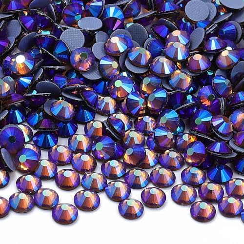 Verschiedene Farben, Kristall-AB-Fix-Strasssteine, Glas, flache Rückseite, Glitzer, für Nagelkunst, Nähen und Stoffdekoration Verschiedene Farben, Kristall-AB-Fix-Strasssteine, Glas, flache Rückseite, Glitzer, für Nagelkunst, Nähen und Stoffdekoration von ZQJIFHAKOT