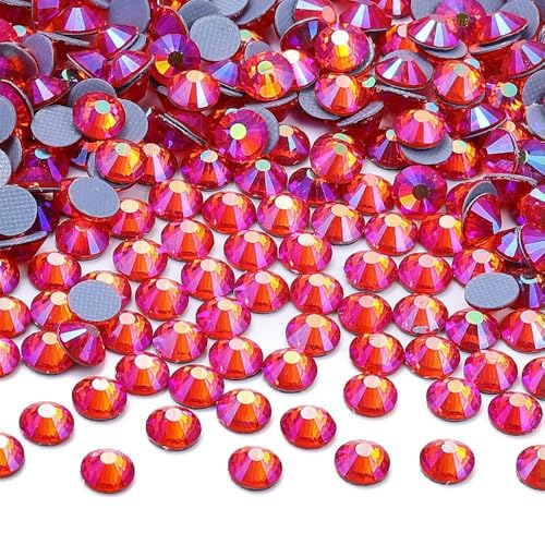 Verschiedene Farben, Kristall-AB-Fix-Strasssteine, Glas, flache Rückseite, Glitzer, für Nagelkunst, Nähen und Stoffdekoration Verschiedene Farben, Kristall-AB-Fix-Strasssteine, Glas, flache Rückseite, Glitzer, für Nagelkunst, Nähen und Stoffdekoration von ZQJIFHAKOT
