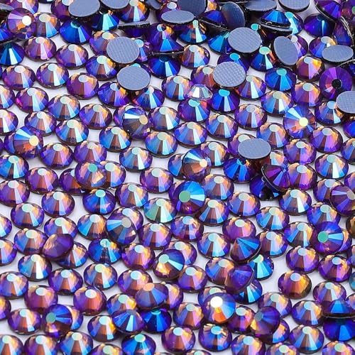 Verschiedene Farben, Kristall-AB-Fix-Strasssteine, Glas, flache Rückseite, Glitzer, für Nagelkunst, Nähen und Stoffdekoration Verschiedene Farben, Kristall-AB-Fix-Strasssteine, Glas, flache Rückseite, Glitzer, für Nagelkunst, Nähen und Stoffdekoration von ZQJIFHAKOT