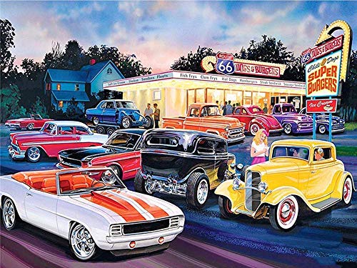 ZQMHCY Diamond Painting Auto Oldtimer Diamond Painting Set Kinder 5D Diamant Painting Anfänger Diamant Painting Bilder Stickerei Kreuz Stitch Diamant Malerei für Home Wand Decor 30x40cm ZQMHCY Diamond Painting Auto Oldtimer Diamond Painting Set Kinder 5D Diamant Painting Anfänger Diamant Painting Bilder Stickerei Kreuz Stitch Diamant Malerei für Home Wand Decor 30x40cm von ZQMHCY