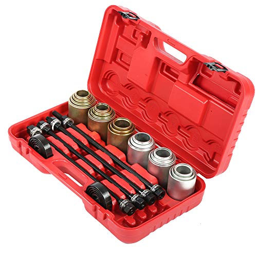 ZQYPENOZ 26-teiliges Auto-Universal-Werkzeugset zum Entfernen und Einsetzen von Buchsenlagern, Press-Pull-Hülsen-Kit, Lagerwerkzeuge, stabil für die Automobilindustrie ZQYPENOZ 26-teiliges Auto-Universal-Werkzeugset zum Entfernen und Einsetzen von Buchsenlagern, Press-Pull-Hülsen-Kit, Lagerwerkzeuge, stabil für die Automobilindustrie von ZQYPENOZ