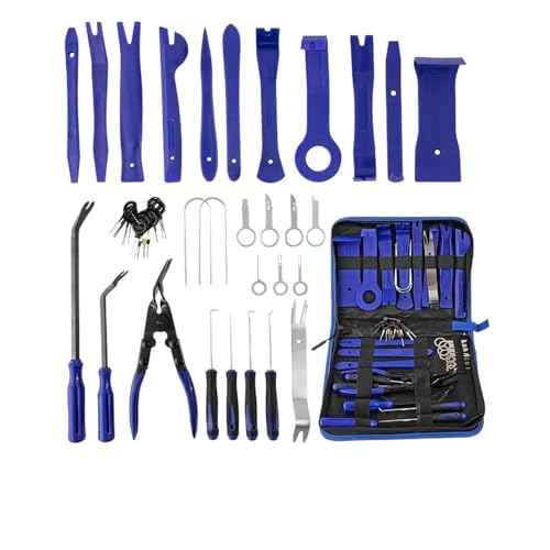 ZQYPENOZ 40-teiliges Auto-Türclip-Zangen-Set zum Entfernen von Befestigungsklemmen, Autopolster-Reparatursatz, Werkzeugset zum Entfernen von Türverkleidungen ZQYPENOZ 40-teiliges Auto-Türclip-Zangen-Set zum Entfernen von Befestigungsklemmen, Autopolster-Reparatursatz, Werkzeugset zum Entfernen von Türverkleidungen von ZQYPENOZ