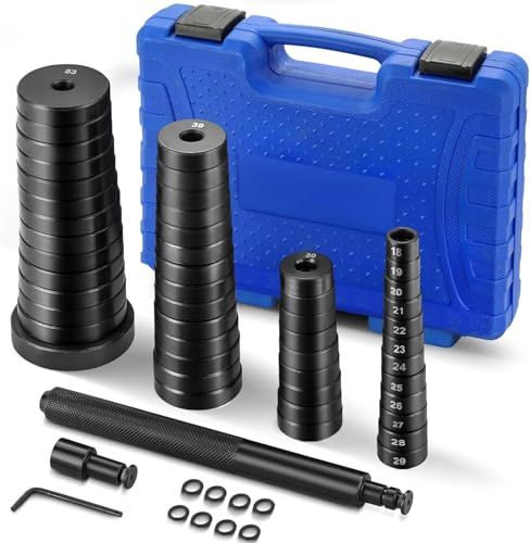 ZQYPENOZ 52-teiliges Werkzeugset Buchsentreiber | Lager- und Dichtungstreiber-Set 18 mm – 65 mm, Getrieberadachse, Lagerlaufring-Dichtungsinstallateur und -entferner ZQYPENOZ 52-teiliges Werkzeugset Buchsentreiber | Lager- und Dichtungstreiber-Set 18 mm – 65 mm, Getrieberadachse, Lagerlaufring-Dichtungsinstallateur und -entferner von ZQYPENOZ
