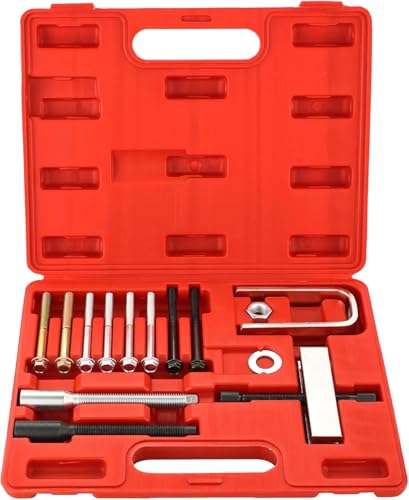 ZQYPENOZ Lenkrad-Abzieher-Kompressor-Entferner-Set für Autos | Professionelles Reparaturset für Auto-Lenkräder, Werkzeugset zum Entfernen der Schlossplatte für Autos, SUVs und LKWs ZQYPENOZ Lenkrad-Abzieher-Kompressor-Entferner-Set für Autos | Professionelles Reparaturset für Auto-Lenkräder, Werkzeugset zum Entfernen der Schlossplatte für Autos, SUVs und LKWs von ZQYPENOZ
