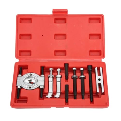 ZQYPENOZ Verstellbarer Abzieher, 9-teiliges Autoreparaturwerkzeug, tragbares Lagersplitter-Trennabzieher-Kit, hochfestes Werkzeugset zum Entfernen von Metalllagern mit Box ZQYPENOZ Verstellbarer Abzieher, 9-teiliges Autoreparaturwerkzeug, tragbares Lagersplitter-Trennabzieher-Kit, hochfestes Werkzeugset zum Entfernen von Metalllagern mit Box von ZQYPENOZ