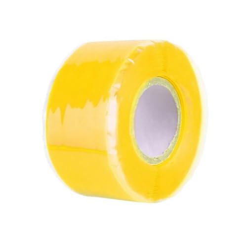 Dichtungsband Wasserdicht Selbstklebendes wasserdichtes Klebeband, Patch-Bond-Dichtungs-Reparaturstopp, auslaufsicheres Klebeband for Badezimmer, Küche, Dusche, Wasserrohr-Reparatur(Yellow,1.5Meter) von ZRHWSPD