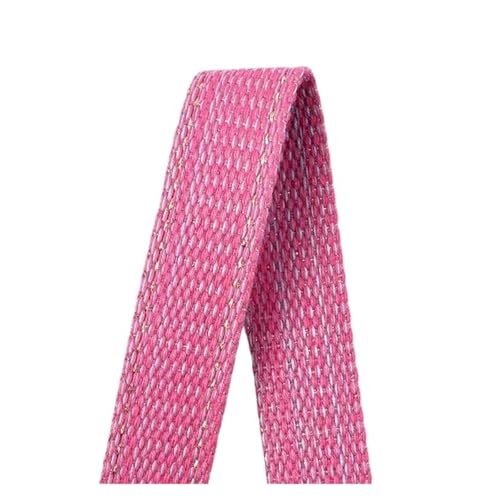 Gurtband 1/2/3/4/5M Polyester Gurtband Jacquard Baumwolle Gurt Tasche Kleidung Rucksack Band Schrägband Band DIY Nähzubehör(RoseRed-25mm,2Meters) von ZRHWSPD