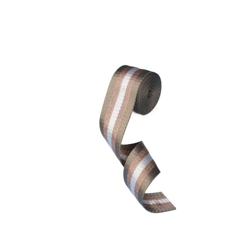 Gurtband 1/2/5 Yards 38 mm Nylon-Gurtband Kontrastfarbe Business-Stil Sehr attraktiver langlebiger Gepäckgurt Nähzubehör(T43-A5,5yards) von ZRHWSPD