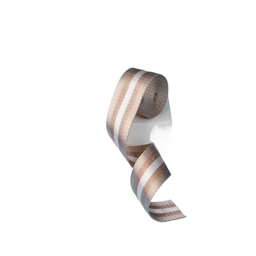 Gurtband 1/2/5 Yards 38 mm Nylon-Gurtband Kontrastfarbe Business-Stil Sehr attraktiver langlebiger Gepäckgurt Nähzubehör(T43-A6,5yards) von ZRHWSPD