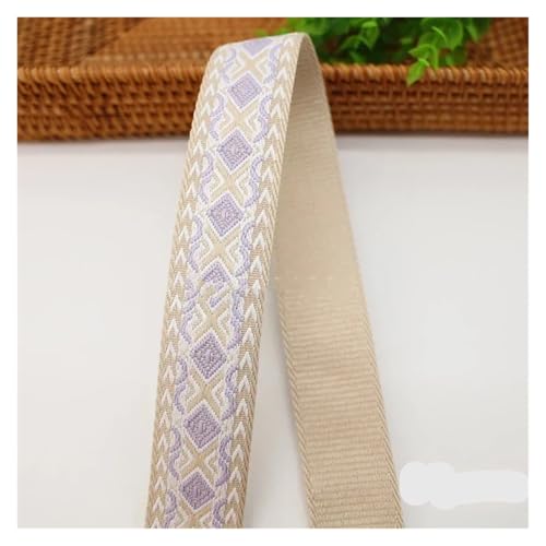 Gurtband 1–5 Meter 38/50 mm Jacquard-Gurtband, 1,8 mm dick, Taschengurtband for Nähen von Kleidung, Gepäck, Gürtelmaterial, Zubehör(09-38mm,1Meter) von ZRHWSPD