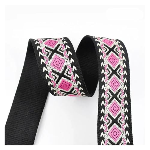 Gurtband 1–5 Meter 38/50 mm Jacquard-Gurtband, 1,8 mm dick, Taschengurtband for Nähen von Kleidung, Gepäck, Gürtelmaterial, Zubehör(12-50mm,1Meter) von ZRHWSPD