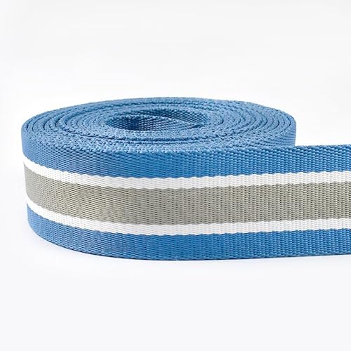 Gurtband 2/4 m, 2,2 mm dick, 38/50 mm, Polyester-Jacquard-Gurtband, Band for Gurt, Gürtel, Tasche, Rucksack, DIY, Nähen, Schrägband, Zubehör(RD053-04,38mm-2Meters) von ZRHWSPD