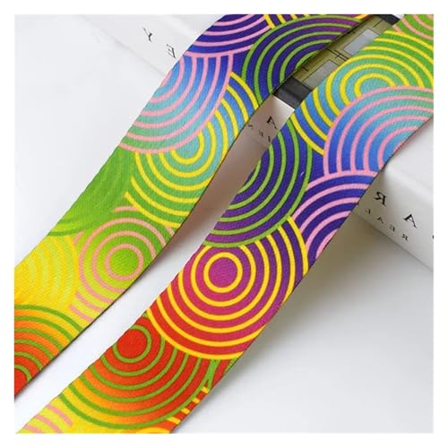 Gurtband 2 Meter 38 mm ethnisches Jacquardband aus Nylongewebe for Taschengurte, Gürtelband, DIY-Textilbekleidung, Dekoration, Nähzubehör(12) von ZRHWSPD