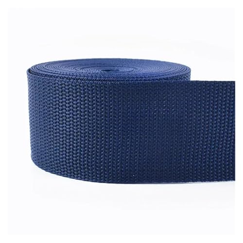 Gurtband 5 Meter 20–50 mm Polypropylen PP Nylon Gurtband for Gürtelband Hundehalsband Geschirr Outdoor Band Kleidungsstück Schuhe Band(Blue,38mm) von ZRHWSPD
