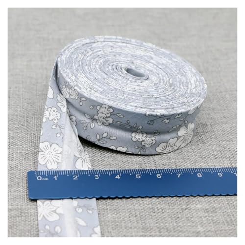 Gurtband Bedrucktes Schrägband, Stoffstreifen for Basteln, Nähen, for Kleidung, Größe 25 mm x 5 m(22) von ZRHWSPD
