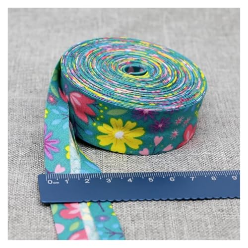 Gurtband Bedrucktes Schrägband, Stoffstreifen for Basteln, Nähen, for Kleidung, Größe 25 mm x 5 m(40) von ZRHWSPD
