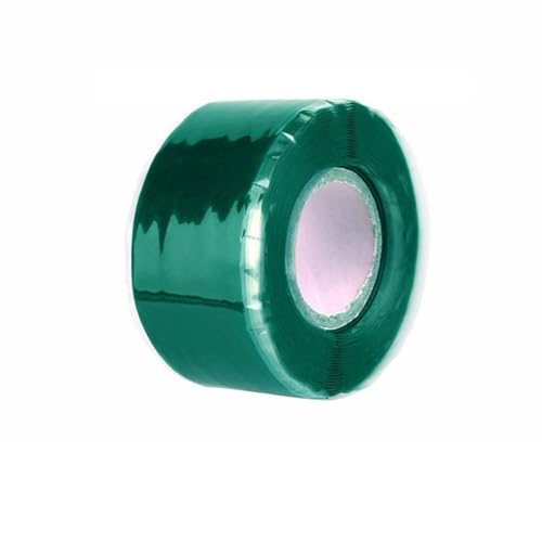 ZRHWSPD Dichtungsband Wasserdicht Wasserdichtes Klebeband, stoppt Lecks, Reparaturband, Leistung, selbstfließendes, starkes Gummi-Silikon-Klebeband, selbstklebend, isolierende Drahtbänder(Green) von ZRHWSPD