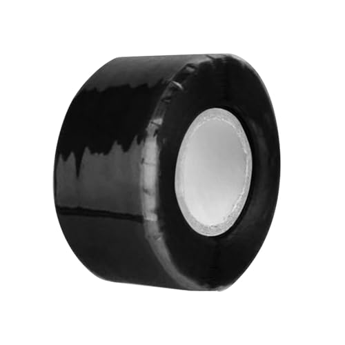 ZRHWSPD Dichtungsband Wasserdicht Wasserdichtes Klebeband, stoppt Lecks, versiegelt Reparaturband, leistungsstarkes, selbstfließendes Silikonband, selbstklebendes, isolierendes Klebeband(Black) von ZRHWSPD