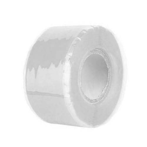 ZRHWSPD Dichtungsband Wasserdicht Wasserdichtes Klebeband, stoppt Lecks, versiegelt Reparaturband, leistungsstarkes, selbstfließendes Silikonband, selbstklebendes, isolierendes Klebeband(White) von ZRHWSPD
