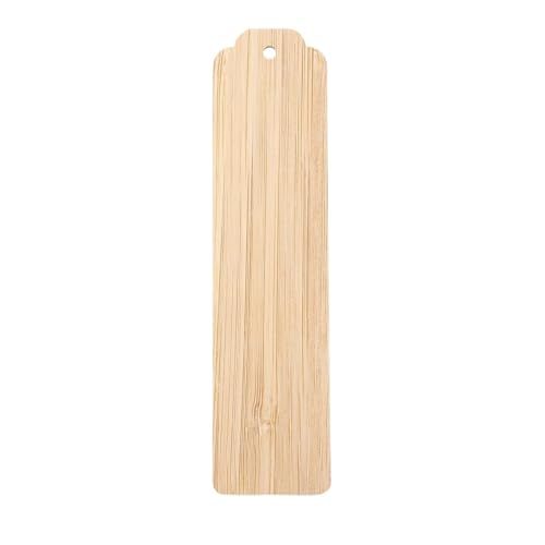ZRHWSPD Holzstäbchen Zum Basteln 10 stücke Unbemalte Lesezeichen for Tags Holz Buch Blank DIY Rohlinge Hängen Liebhaber Handwerk Handwerk Lesen Marker(Style 01) von ZRHWSPD