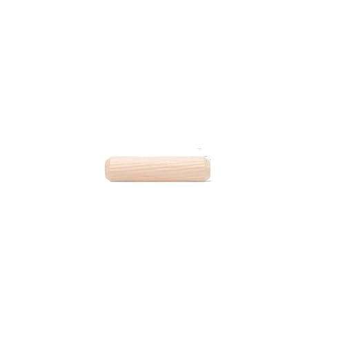 ZRHWSPD Holzstäbchen Zum Basteln 100/50 Stück Holzdübel for Schrankschublade, rund, geriffelt, Holz, Basteldübel, Stangen, Möbelbeschlag, Holzdübel(Log Color 0.4x1cm,50pcs) von ZRHWSPD