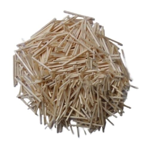 ZRHWSPD Holzstäbchen Zum Basteln 200 Pcs Puzzle 3D Holz Stick Spiel Stange DIY Holz Handwerk for Mini Puzzle Holz Interaktive(Beige) von ZRHWSPD