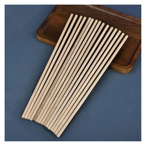 ZRHWSPD Holzstäbchen Zum Basteln 3–14 mm runde Holzstäbe for DIY Holzhandwerk Zahnrad-Sticks Pegs Sticks Herstellung von Kuchen Dübel(6x300mm-15pcs) von ZRHWSPD