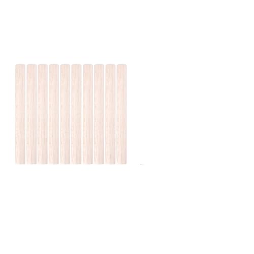 ZRHWSPD Holzstäbchen Zum Basteln 3-30 Teile/los Durchmesser 3-12mm Balsaholz Runde Sticks for DIY Flugzeug/Boot Modell Gebäude Zubehör Holz Dübel for Crafting 10-50cm(10x100mm-10pcs) von ZRHWSPD