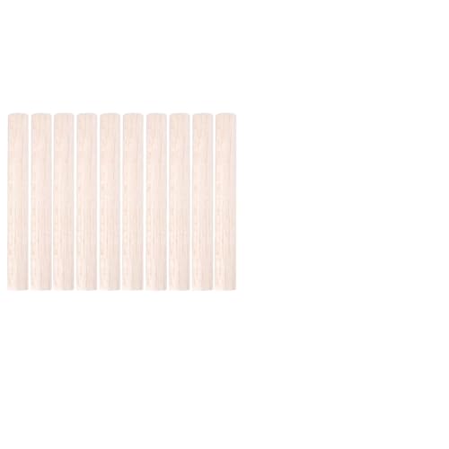 ZRHWSPD Holzstäbchen Zum Basteln 3-30 Teile/los Durchmesser 3-12mm Balsaholz Runde Sticks for DIY Flugzeug/Boot Modell Gebäude Zubehör Holz Dübel for Crafting 10-50cm(12x100mm-10pcs) von ZRHWSPD