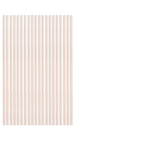 ZRHWSPD Holzstäbchen Zum Basteln 3-30 Teile/los Durchmesser 3-12mm Balsaholz Runde Sticks for DIY Flugzeug/Boot Modell Gebäude Zubehör Holz Dübel for Crafting 10-50cm(4x200mm-20pcs) von ZRHWSPD