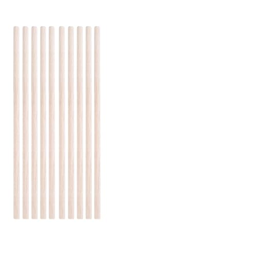 ZRHWSPD Holzstäbchen Zum Basteln 3-30 Teile/los Durchmesser 3-12mm Balsaholz Runde Sticks for DIY Flugzeug/Boot Modell Gebäude Zubehör Holz Dübel for Crafting 10-50cm(6x200mm-10pcs) von ZRHWSPD