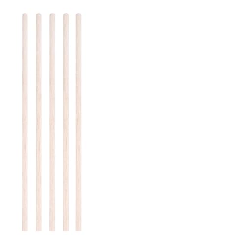 ZRHWSPD Holzstäbchen Zum Basteln 3-30 Teile/los Durchmesser 3-12mm Balsaholz Runde Sticks for DIY Flugzeug/Boot Modell Gebäude Zubehör Holz Dübel for Crafting 10-50cm(8x300mm-5pcs) von ZRHWSPD