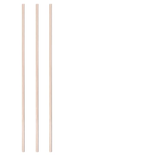 ZRHWSPD Holzstäbchen Zum Basteln 3-30 Teile/los Durchmesser 3-12mm Balsaholz Runde Sticks for DIY Flugzeug/Boot Modell Gebäude Zubehör Holz Dübel for Crafting 10-50cm(8x500mm-3pcs) von ZRHWSPD