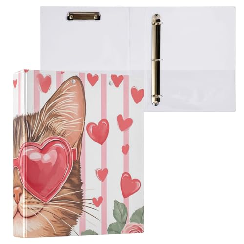 ZRWLUCKY 3-Ringbücher mit niedlicher Katze, pfirsichfarben, 3,5 cm, mit Tascheneinband, 1/2 Packungen, Schulbedarf, Hardcover ZRWLUCKY 3-Ringbücher mit niedlicher Katze, pfirsichfarben, 3,5 cm, mit Tascheneinband, 1/2 Packungen, Schulbedarf, Hardcover von ZRWLUCKY