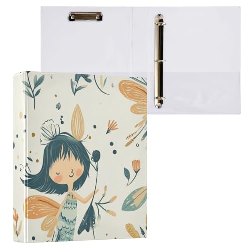 ZRWLUCKY Fairy and Branch Notizbuch, 3,5 cm, mit Klemmbrett, 1/2 Packungen, ästhetischer Ordner, Hardcover von ZRWLUCKY