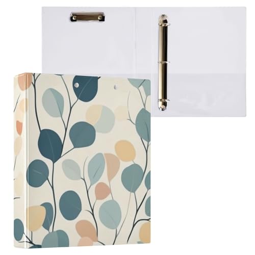 ZRWLUCKY Farmhouse Leaf Beige 3,8 cm Ringordner mit Tascheneinband, 1/2er-Pack, Büroordner, Hardcover ZRWLUCKY Farmhouse Leaf Beige 3,8 cm Ringordner mit Tascheneinband, 1/2er-Pack, Büroordner, Hardcover von ZRWLUCKY
