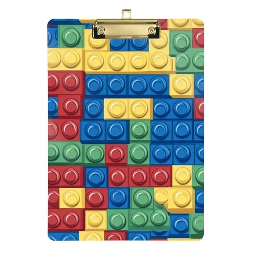 ZRWLUCKY Funny Building Blocks Klemmbrett, gepolstert, Hartfaserplatte für 5. Klasse, Essentials für Lehrer, Größe 22,9 x 30,5 cm ZRWLUCKY Funny Building Blocks Klemmbrett, gepolstert, Hartfaserplatte für 5. Klasse, Essentials für Lehrer, Größe 22,9 x 30,5 cm von ZRWLUCKY
