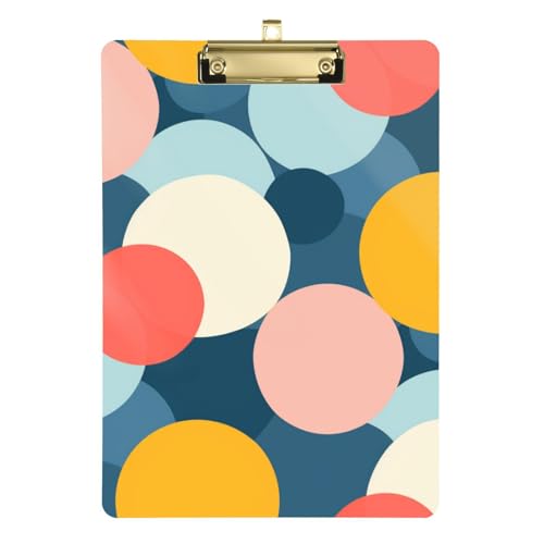 ZRWLUCKY Klemmbrett, rund, wasserfest, Standardloch für Klassenzimmer, für Lehrer, Gymnasium, Größe 22,9 x 30,5 cm, Dunkelblau ZRWLUCKY Klemmbrett, rund, wasserfest, Standardloch für Klassenzimmer, für Lehrer, Gymnasium, Größe 22,9 x 30,5 cm, Dunkelblau von ZRWLUCKY
