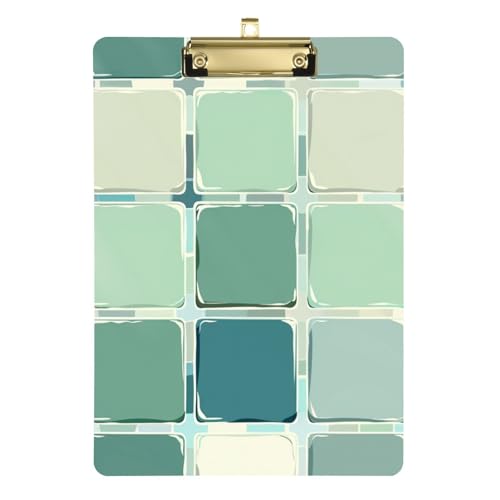 ZRWLUCKY Klemmbrett-Set, Acryl, niedlich, für Klassenzimmer, Lehrer, Gymnasium, Größe 22,9 x 30,5 cm, Karomuster ZRWLUCKY Klemmbrett-Set, Acryl, niedlich, für Klassenzimmer, Lehrer, Gymnasium, Größe 22,9 x 30,5 cm, Karomuster von ZRWLUCKY